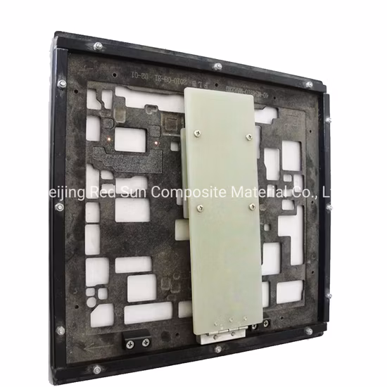 Folhas de pedra sintética de fibra de vidro ESD Paletes de solda ondulada para gabaritos de fixação SMT em cor preta cinza Paletes de solda ondulada Material de palete de solda PCB