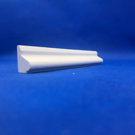 Material de construção para moldagem de base de molde de PVC branco à prova d'água para decoração de casa